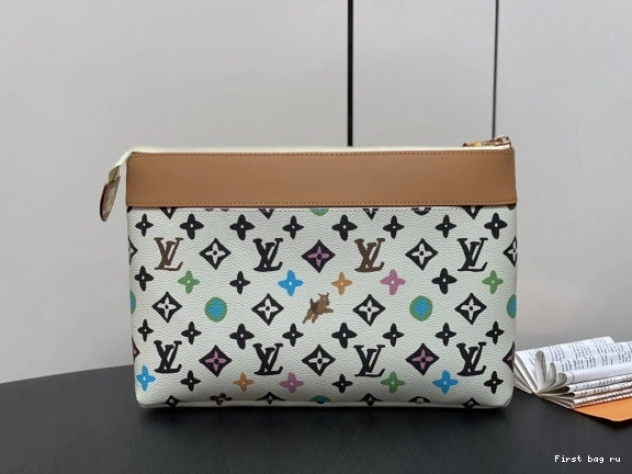 Frstbag ru SOUPLE-32*21*8CM VUITTON LOUIS POCHETTE VOYAGE 0805